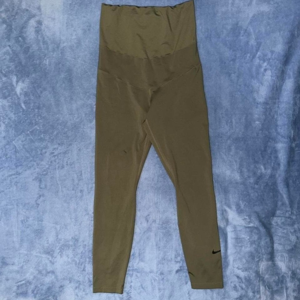 Nike khaki green Dri-Fit leggings women Size‎ M